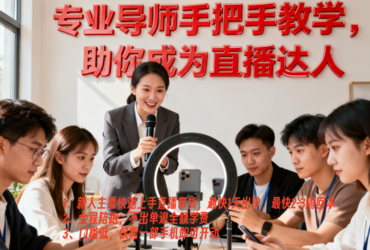 电商直播培训课程展示